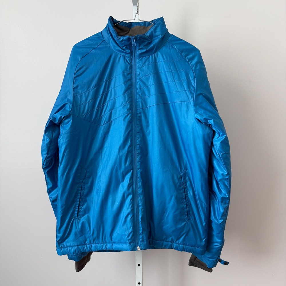 Salomon‎ sz L Clima Pro Storm 20000 Padded Ski Jacket Mens Hiking Camping
